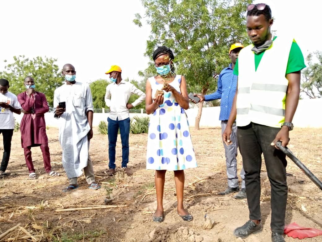 Activité de Reboisement au CPFF de Petté