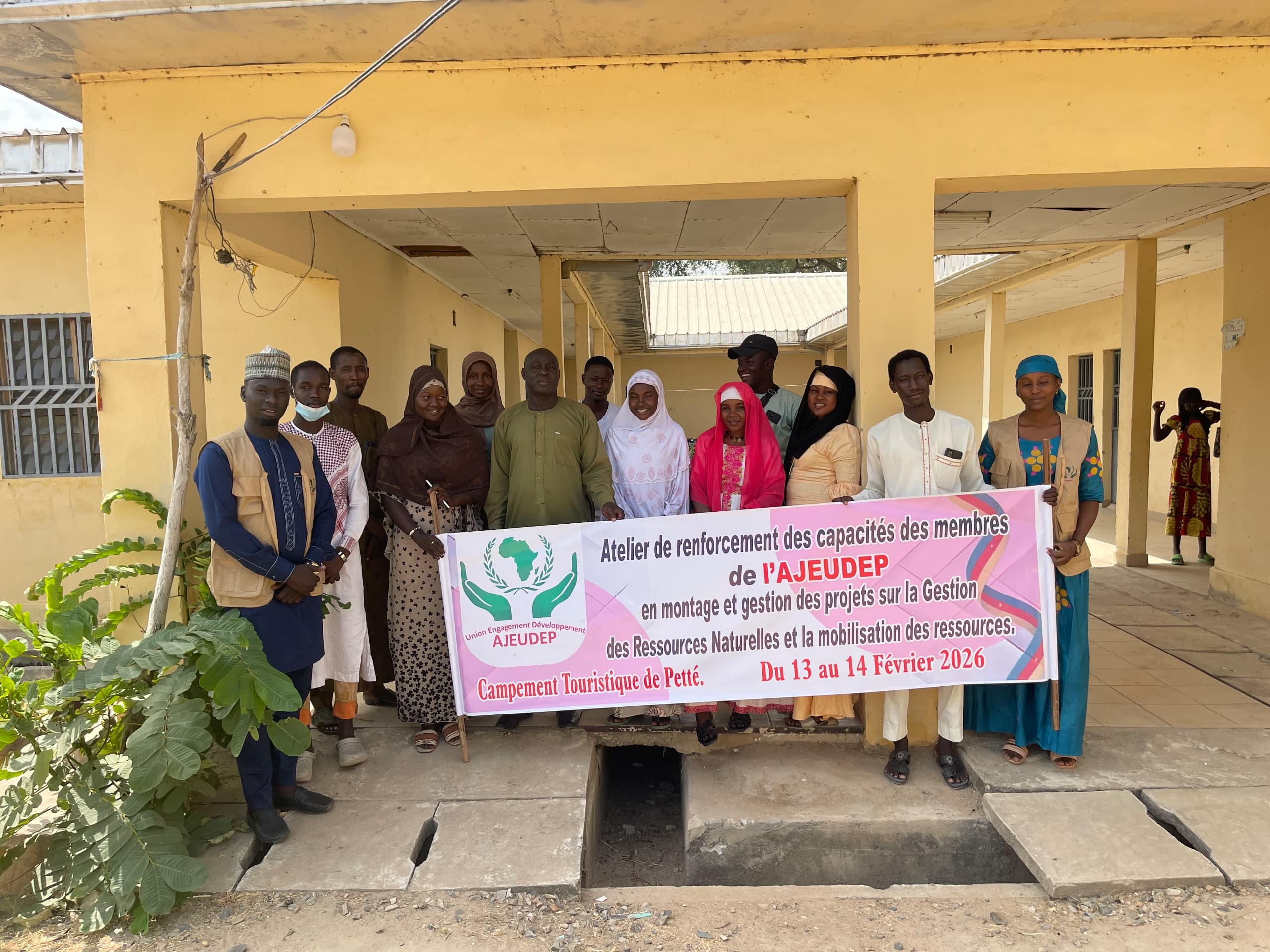 atelier de renforcement des capacités des membres de l'AJEUDEP en montages et gestion des projets sur la la gestion des ressources naturelles (GRN) et la mobilisation des ressources.